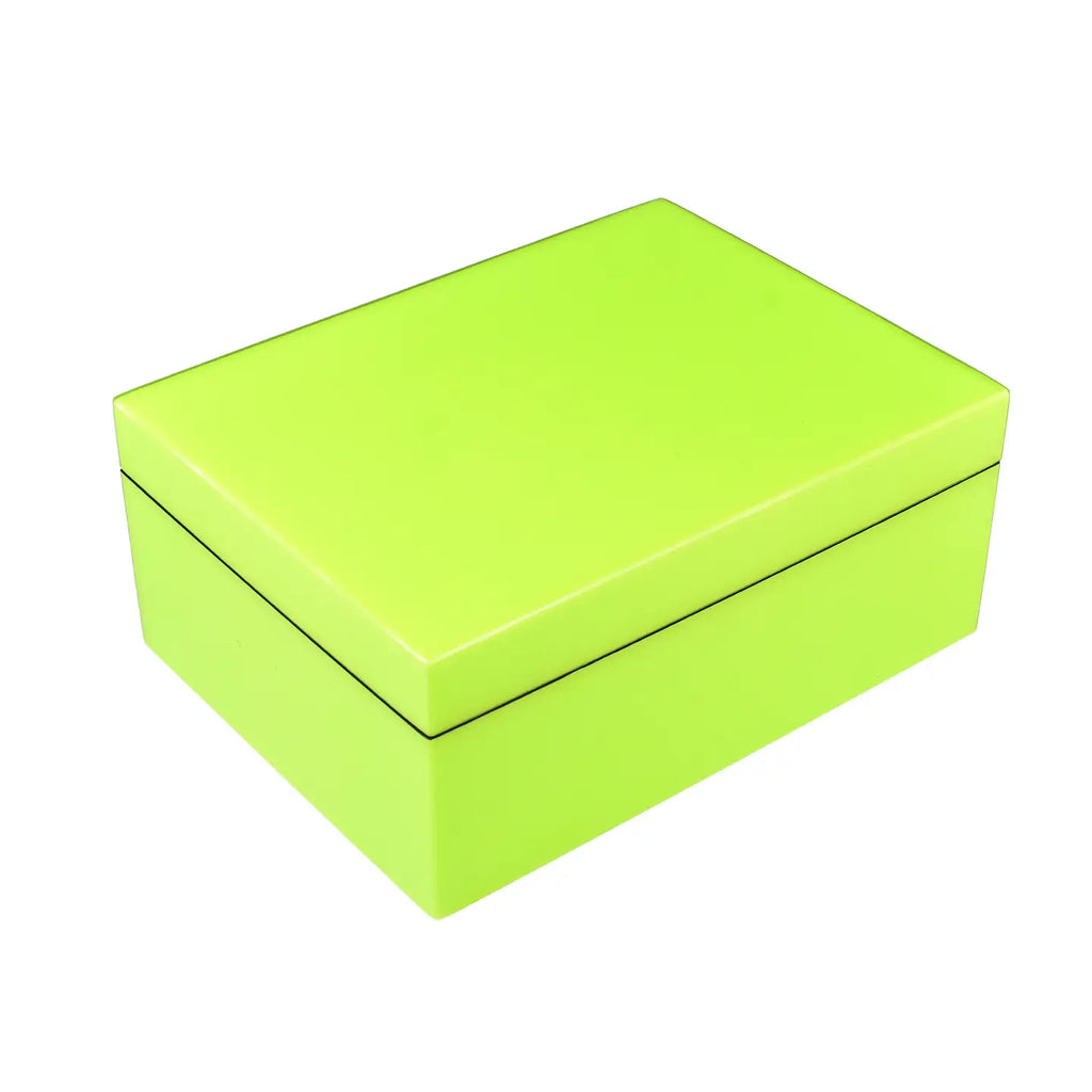Acid Green Lacquer Boxes
