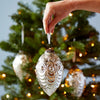 Antique Silver Glass Ornament