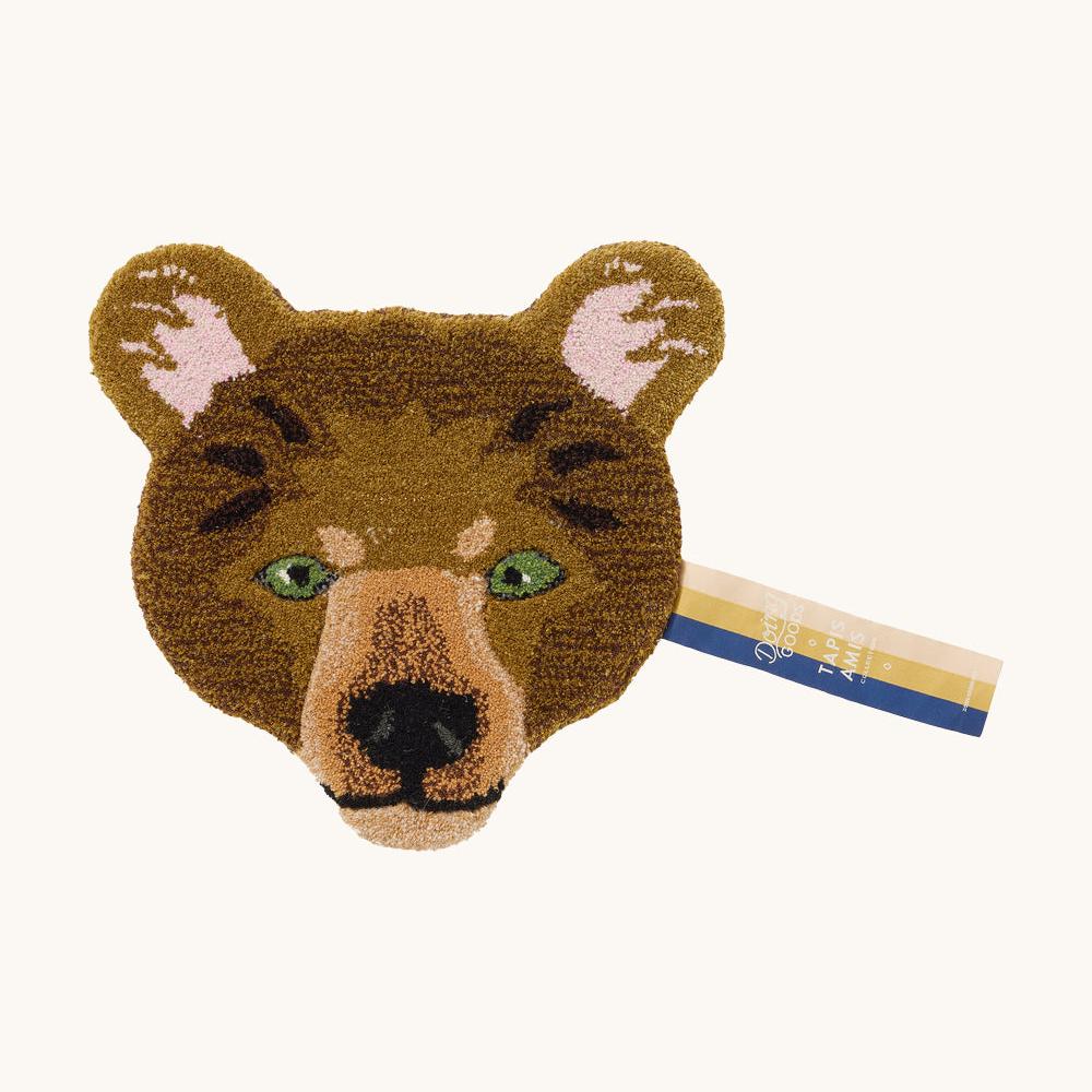 Archie Bear Head Rug