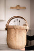 Atelier Basket with Wood Handle