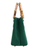 Ortigia Velvet Bamboo Bag - Green Jewel