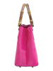 Ortigia Velvet Bamboo Bag - Pink