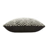 Zebra Boucle Cushion - Black