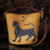 Ortigia Velvet Bucket Bag - Sahara