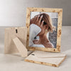 Burlwood Veneer Photo Frame