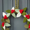 Felt Wreath - Holiday Berries