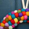 Felt Wreath - PomPom