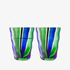 Folk Tumbler X 2 - Black/Blue/Green