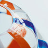 Folk Vase 19 - Blue/Orange/White