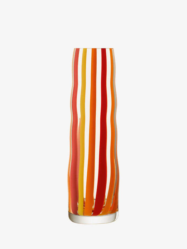 Folk Vase 31 - Orange/Red/Yellow
