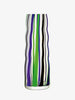 Folk Vase 42 - Black/Blue/Green