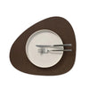 Curve Leather Placemats - Serene Hazel