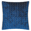 Jabot Velvet Cushion - Cobalt