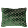 Jabot Velvet Cushion - Emerald