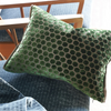 Jabot Velvet Cushion - Emerald