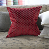 Jabot Velvet Cushion - Pimento