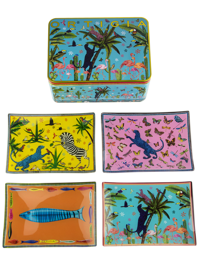 Jungle Tin & Plate Set