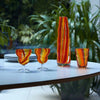 Folk Water / Wine X 2 - Orange/Red/Yellow