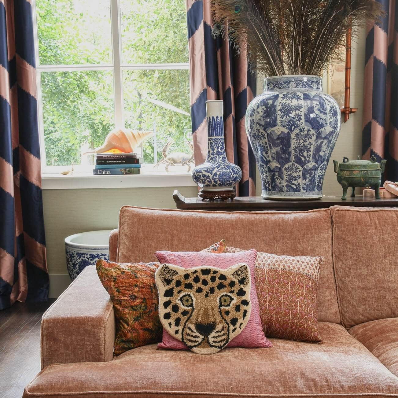 Loony Leopard Head Rug