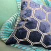 Manipur Velvet Cushion - Midnight