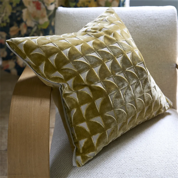 Marquise Velvet Cushion - Hemp