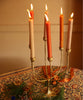 Misty Brass Candle Holder