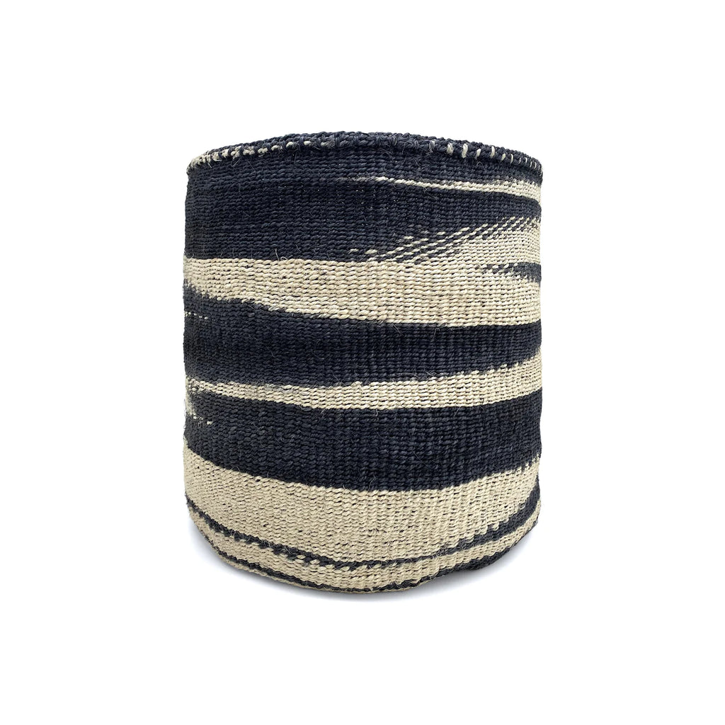 Kitui Sisal Basket - Swirl