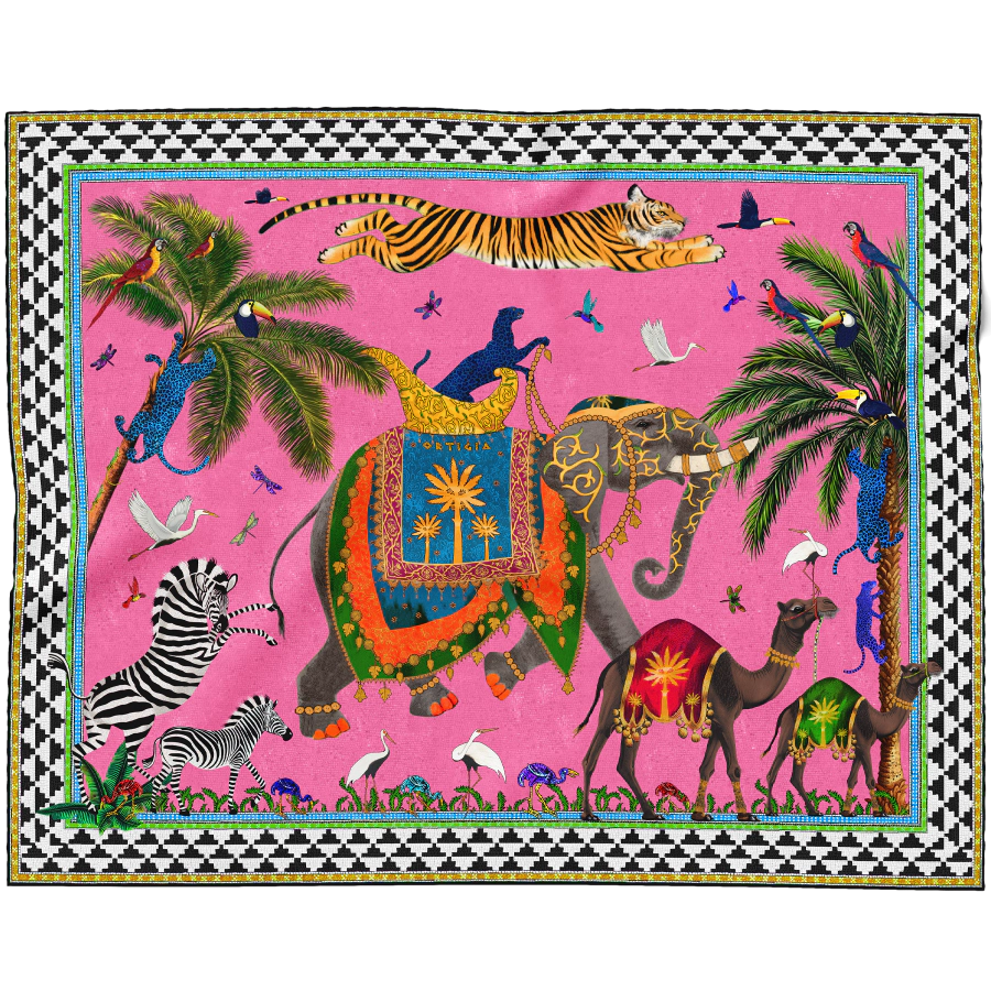 Flying Tiger Pareo / Scarf - Pink