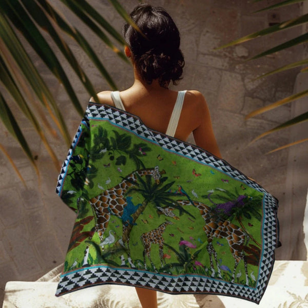 ortigia giraffe scarf at details by mr k