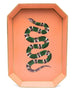 Handpainted Iron Tray - Snake