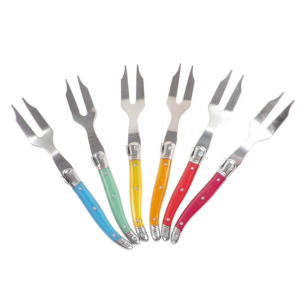 Laguiole Cheese Fork - Rainbow