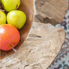 Teak Raw Edge Bowl - Nature