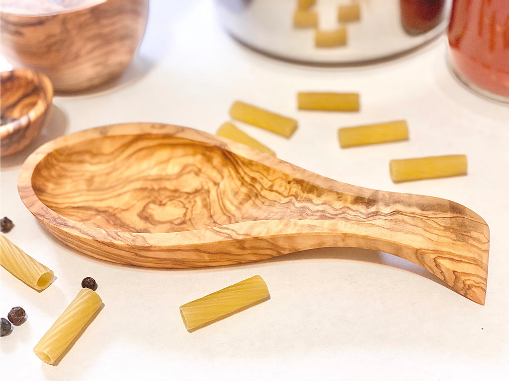 Olive Wood Spoon Rest