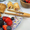 Olive Wood Toaster Tongs