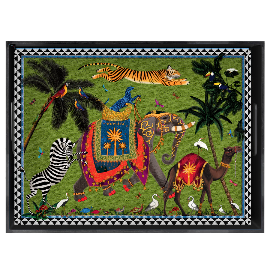 Ortigia Lacquer Tray - Flying Tiger