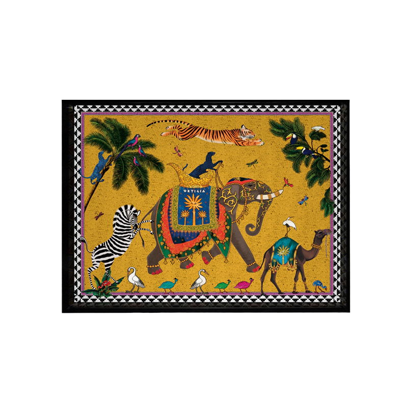 Ortigia Lacquer Tray - Flying Tiger Small