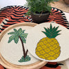 palm tree & pineapple placemats at details by mr k