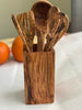 Olive Wood Utensil Holder