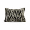 Zebra Boucle Cushion - Black