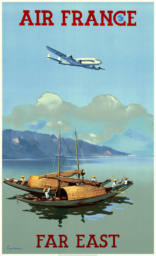 贅沢 Poster East Far France Air - 絵画
