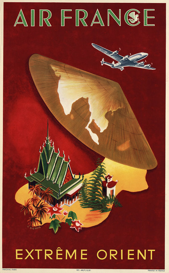 Poster - Air France Extreme Orient II