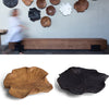 Black Lotus Leaf Organic Teak Wood Bowl Platter | Craft District Bali