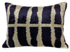 Silk Velvet Cushion N. 530 - Blue + Nature