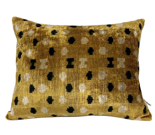 Silk Velvet Cushion N. 560 - Gold