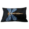 Silk Velvet Cushion N. 570 - Dragonfly