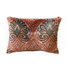 Silk Velvet Cushion N. 592 - Coral