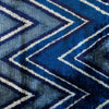 Silk Velvet Cushion N. 595 - Indigo Blues