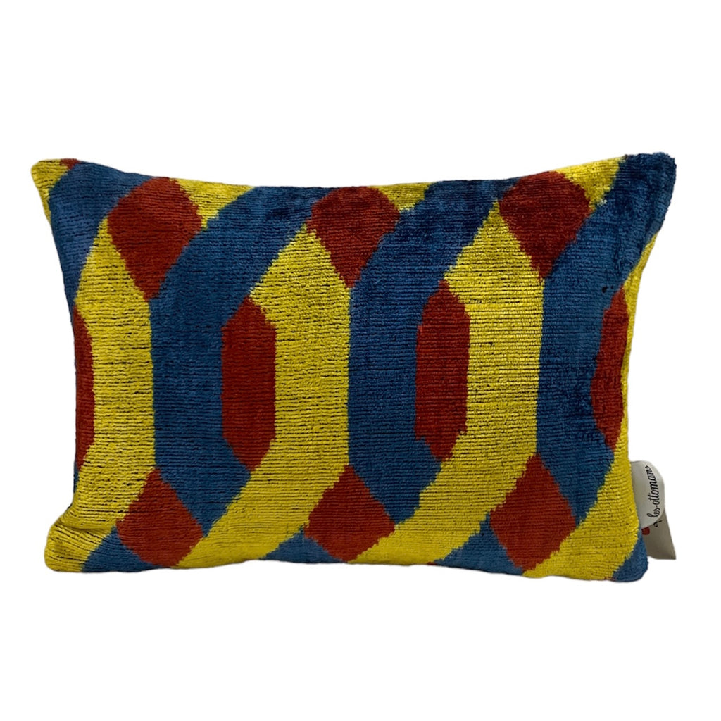 Silk Velvet Cushion N. 671 - Links
