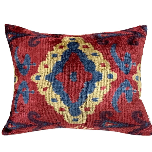 red velvet cushion at details by mr k
