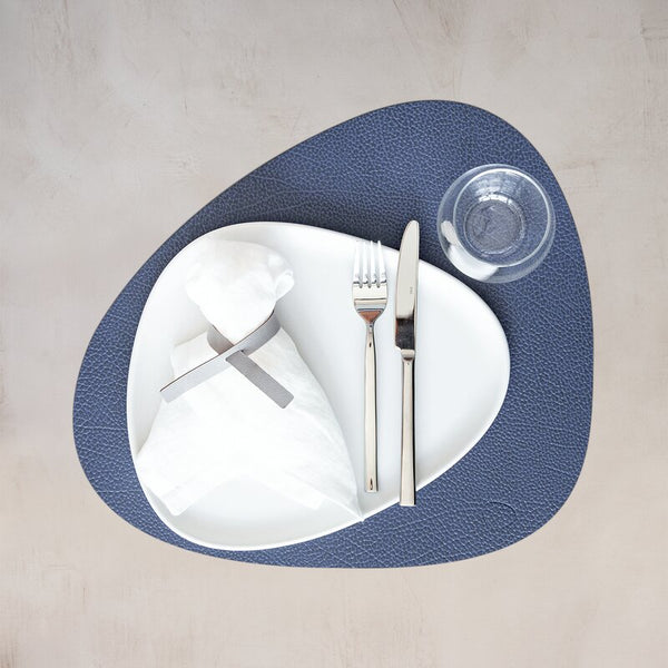 curve leather placemat at details by mr k